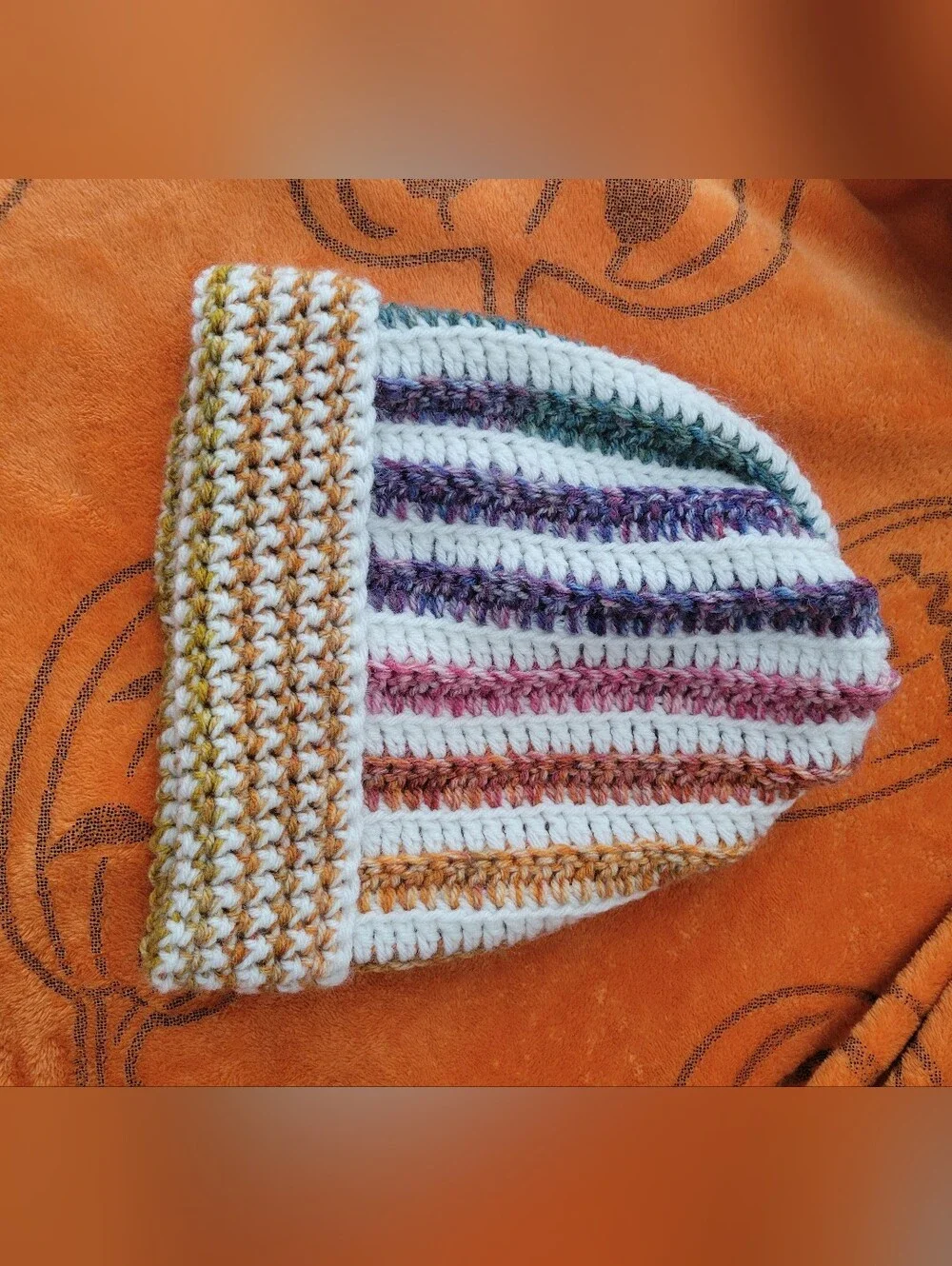 Colorful Crochet Beanie